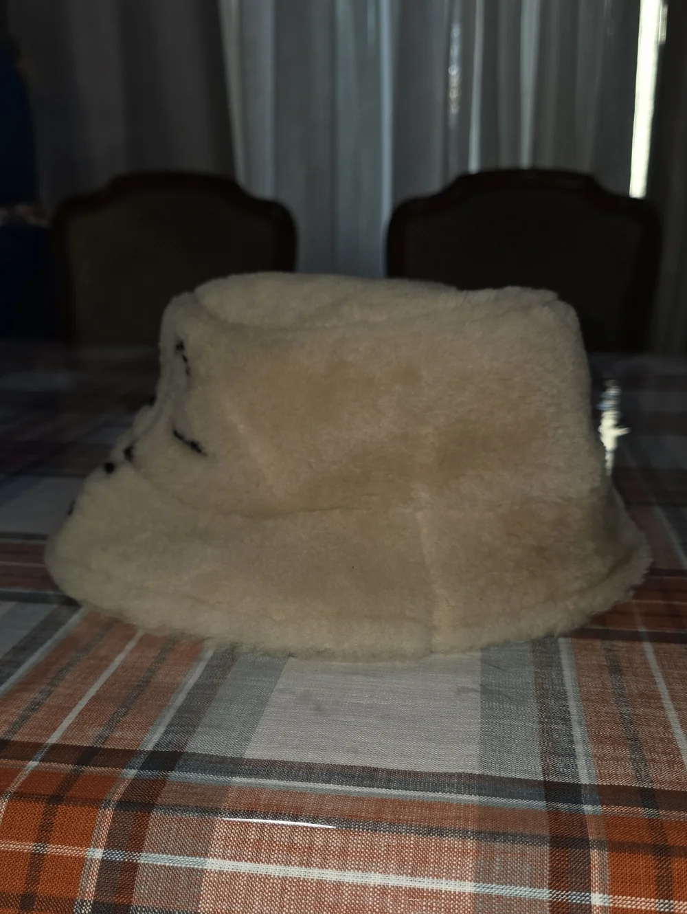 Dauphinette Shearling Face Sun Hat